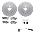DFC 09-10 Mini Cooper Front & Rear Geospec Rotors with Euro 5000 Ceramic Pads w/Sensor/Hardware