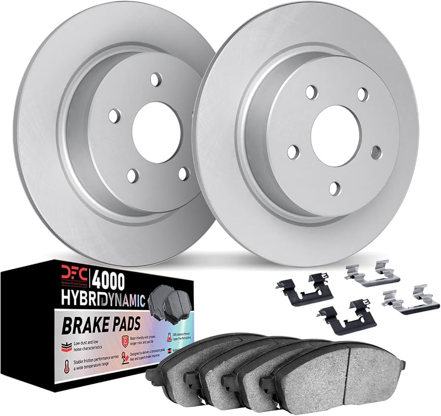 DFC 10-16 Hyundai Genesis Coupe Rear Geospec Rotors w/4000 HybriDynamic Brake Pads w/Hardware