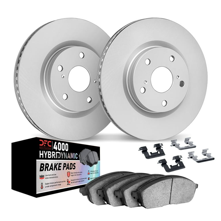 DFC 96-04 Volvo V70 Front Geospec Rotors w/4000 HybriDynamic Brake Pads w/Hardware