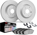 DFC 01-10 Chrysler PT Cruiser Front Geospec Rotors w/4000 HybriDynamic Brake Pads w/Hardware