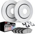 DFC 17-24 Nissan Titan Rear Geospec Rotors w/4000 HybriDynamic Brake Pads w/Hardware