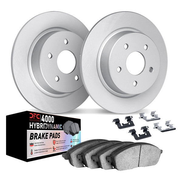 DFC 04-09 Lexus RX350 Rear Geospec Rotors w/4000 HybriDynamic Brake Pads w/Hardware