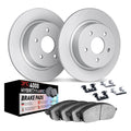 DFC 04-09 Lexus RX350 Rear Geospec Rotors w/4000 HybriDynamic Brake Pads w/Hardware
