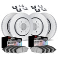 DFC 92-02 Acura SLX Front & Rear Geospec Rotors w/4000 HybriDynamic Brake Pads w/Hardware
