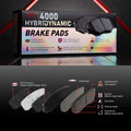 DFC 12-12 Honda Civic Front & Rear Geospec Rotors w/4000 HybriDynamic Brake Pads w/Hardware