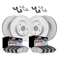 DFC 14-17 Audi SQ5 Front & Rear Geospec Rotors w/4000 HybriDynamic Brake Pads w/Hardware