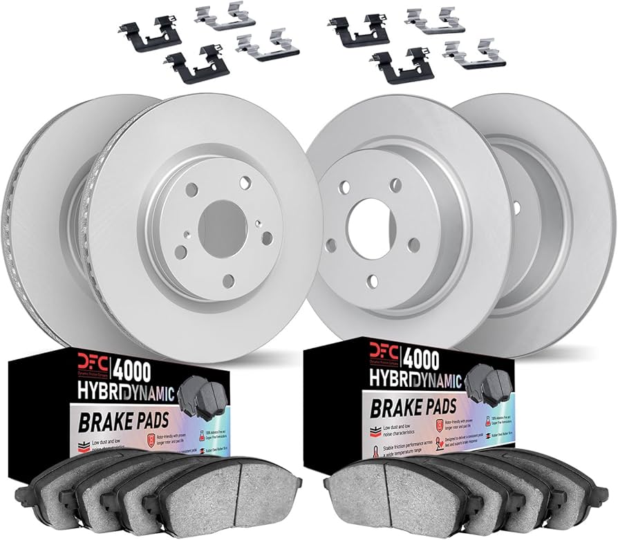 DFC 16-23 Mazda CX-9 Front & Rear Geospec Rotors w/4000 HybriDynamic Brake Pads w/Hardware