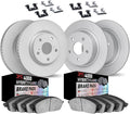 DFC 16-23 Mazda CX-9 Front & Rear Geospec Rotors w/4000 HybriDynamic Brake Pads w/Hardware