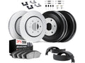 DFC 87-88 Toyota Pickup Front & Rear Rotors includes Drums