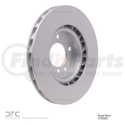 DFC 95-02 BMW M3 Left Front GeoSPEC Coated Rotor