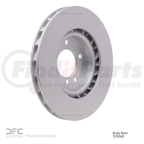 DFC 95-02 BMW M3 Left Front GeoSPEC Coated Rotor