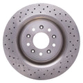 DFC 00-06 Jaguar XKR Front Drilled Brake Rotor