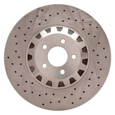 DFC 16-18 Ford Mustang Right Front Drilled Brake Rotor
