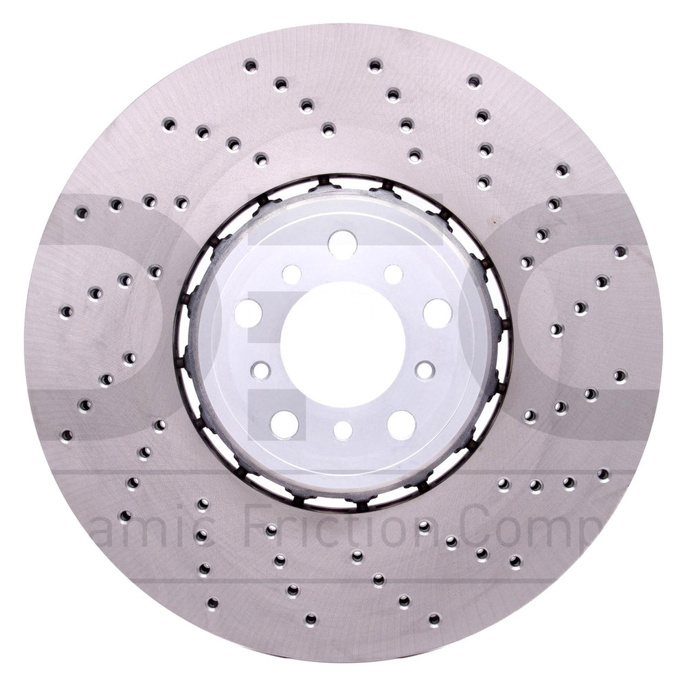 DFC 15-19 BMW X6 Right Front Drilled GeoSPEC Coated Rotor