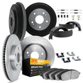 DFC 88-91 Chevrolet C1500 Front & Rear Rotors with Heavy Duty Brake Pads w/Drums/Shoes/Hardware