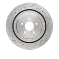 DFC 10-18 Mercedes-Benz E63 AMG Rear Drilled Brake Rotor and Slotted