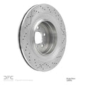DFC 10-18 Mercedes-Benz E63 AMG Rear Drilled Brake Rotor and Slotted