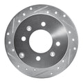 DFC 99-06 Hyundai Sonata Rear Left Drilled & Slotted Silver Brake Rotor