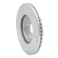DFC 19-24 Subaru Forester Front Right Drilled & Slotted Silver Brake Rotor