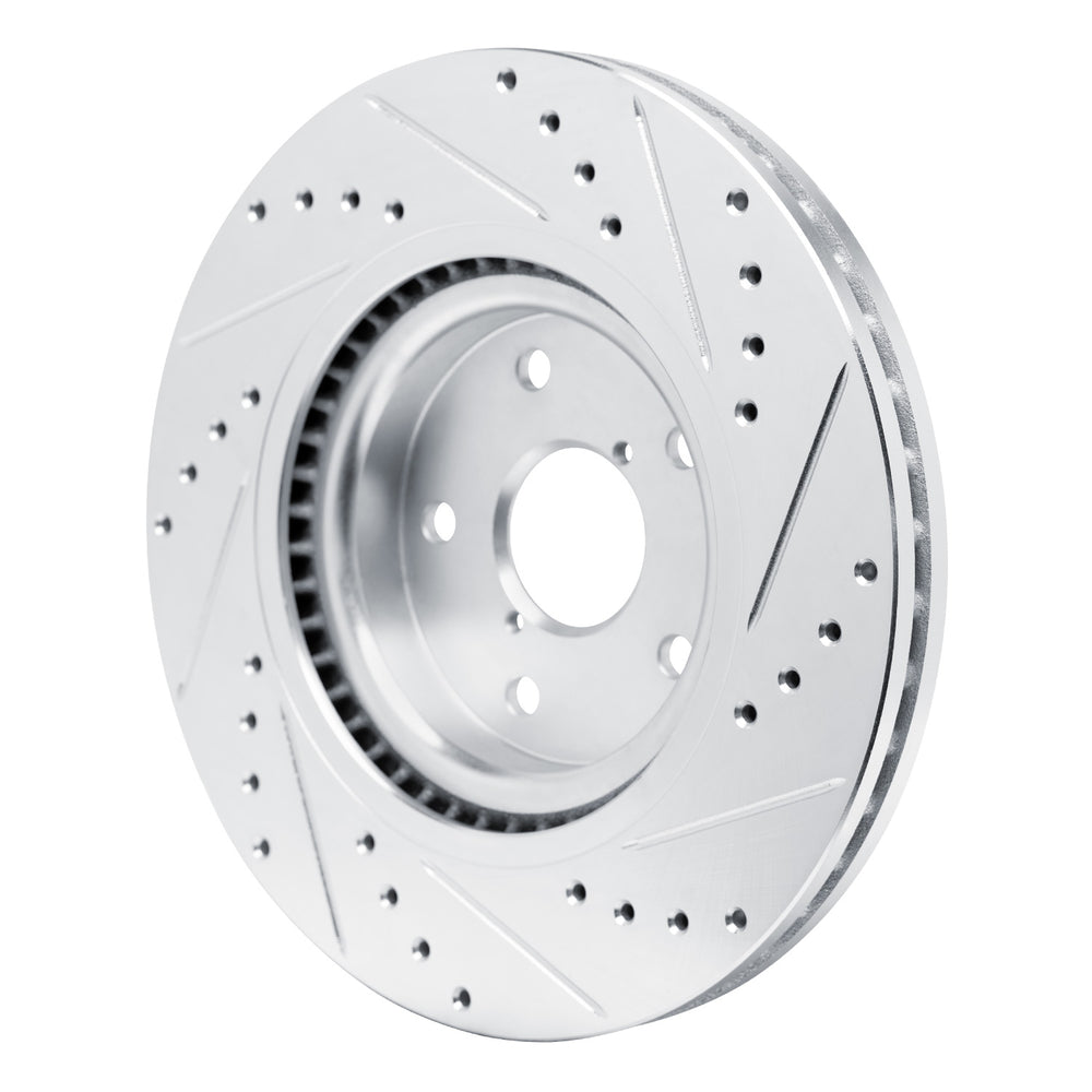 DFC 20-25 Subaru Forester Front Left Drilled & Slotted Silver Brake Rotor