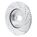 DFC 20-25 Subaru Forester Front Left Drilled & Slotted Silver Brake Rotor