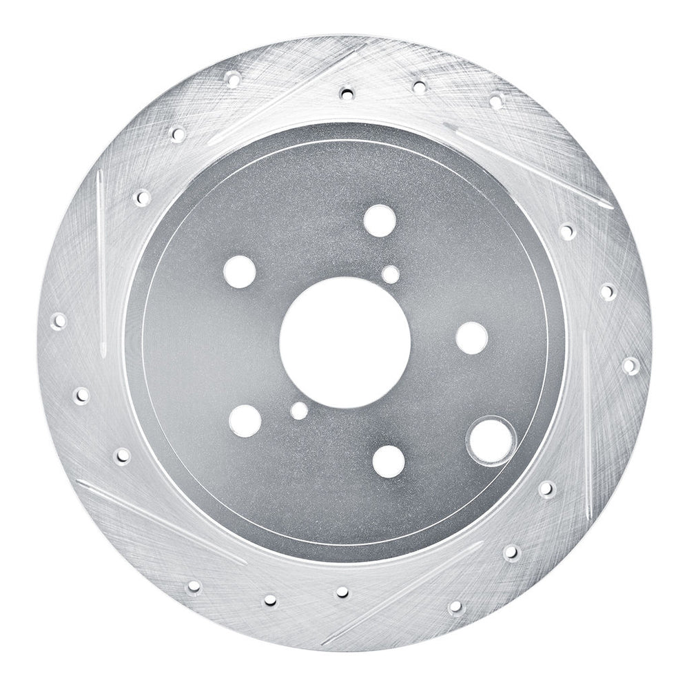 DFC 22-25 Subaru WRX Rear Left Drilled & Slotted Silver Brake Rotor