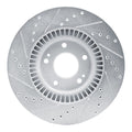 DFC 15-20 Kia Sorento Front Right Drilled & Slotted Silver Brake Rotor
