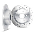 DFC 95-04 Volvo C70/850/V70/S70/S90/960/V90 Front Left Drilled & Slotted Silver Brake Rotor