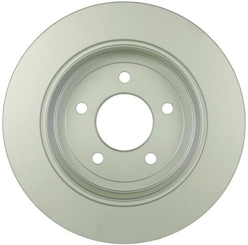 DFC 11-16 BMW ActiveHybrid 5 Rear Right Drilled & Slotted Silver Brake Rotor