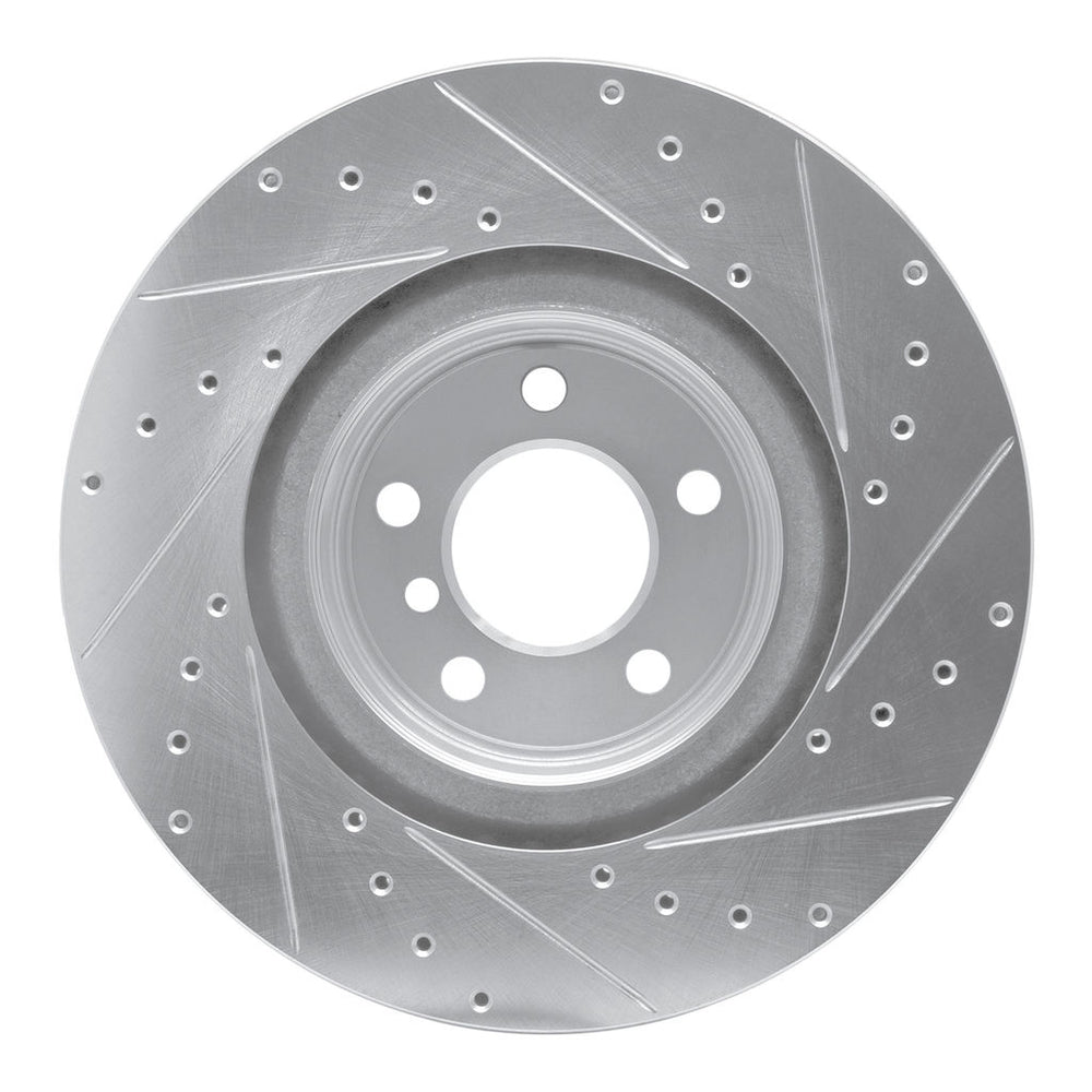 DFC 12-20 BMW 428i Rear Left Drilled & Slotted Silver Brake Rotor