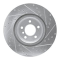 DFC 12-20 BMW 428i Rear Left Drilled & Slotted Silver Brake Rotor