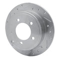 DFC 17-25 BMW 430I xDrive Gran Coupe Right Rear Drilled & Slotted Silver Brake Rotor