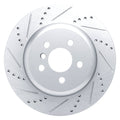 DFC 17-25 BMW 430I xDrive Gran Coupe Right Rear Drilled & Slotted Silver Brake Rotor