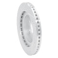 DFC 98-04 Chrysler Concorde Front Right Drilled & Slotted Silver Brake Rotor