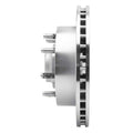 DFC 98-03 Dodge B3500 / B2500 Front Left Drilled & Slotted Silver Brake Rotor