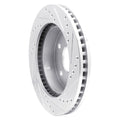 DFC 00-02 Dodge RamCharger (Mexico) Front Left Drilled & Slotted Silver Brake Rotor