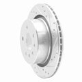 DFC 01-01 Cadillac Catera Rear Right Drilled & Slotted Silver Brake Rotor
