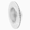 DFC 01-01 Cadillac Catera Rear Right Drilled & Slotted Silver Brake Rotor
