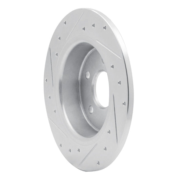 DFC 82-82 Buick Skyhawk Front Right Drilled & Slotted Silver Brake Rotor