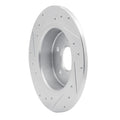 DFC 82-82 Buick Skyhawk Front Right Drilled & Slotted Silver Brake Rotor