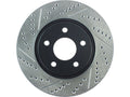 DFC 71-95 Chevrolet P20 Front Left Drilled & Slotted Silver Brake Rotor