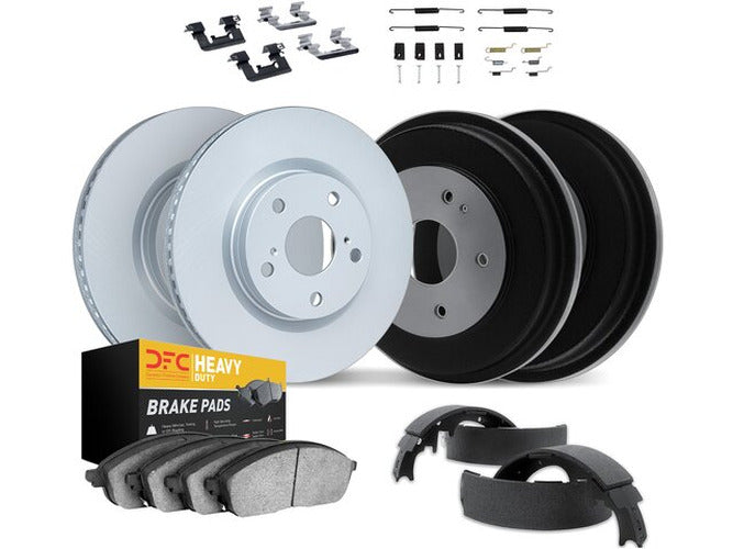 DFC 71-95 Chevrolet P20 Front Left Drilled & Slotted Silver Brake Rotor