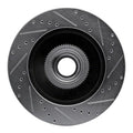 DFC 06-12 Ford F-250 2WD (Super Duty) Front Left Drilled & Slotted Silver Brake Rotor