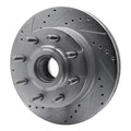 DFC 06-12 Ford F-250 2WD (Super Duty) Front Left Drilled & Slotted Silver Brake Rotor