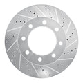 DFC 12-25 Ford F-250 4WD (Super Duty) Front Right Drilled & Slotted Silver Brake Rotor