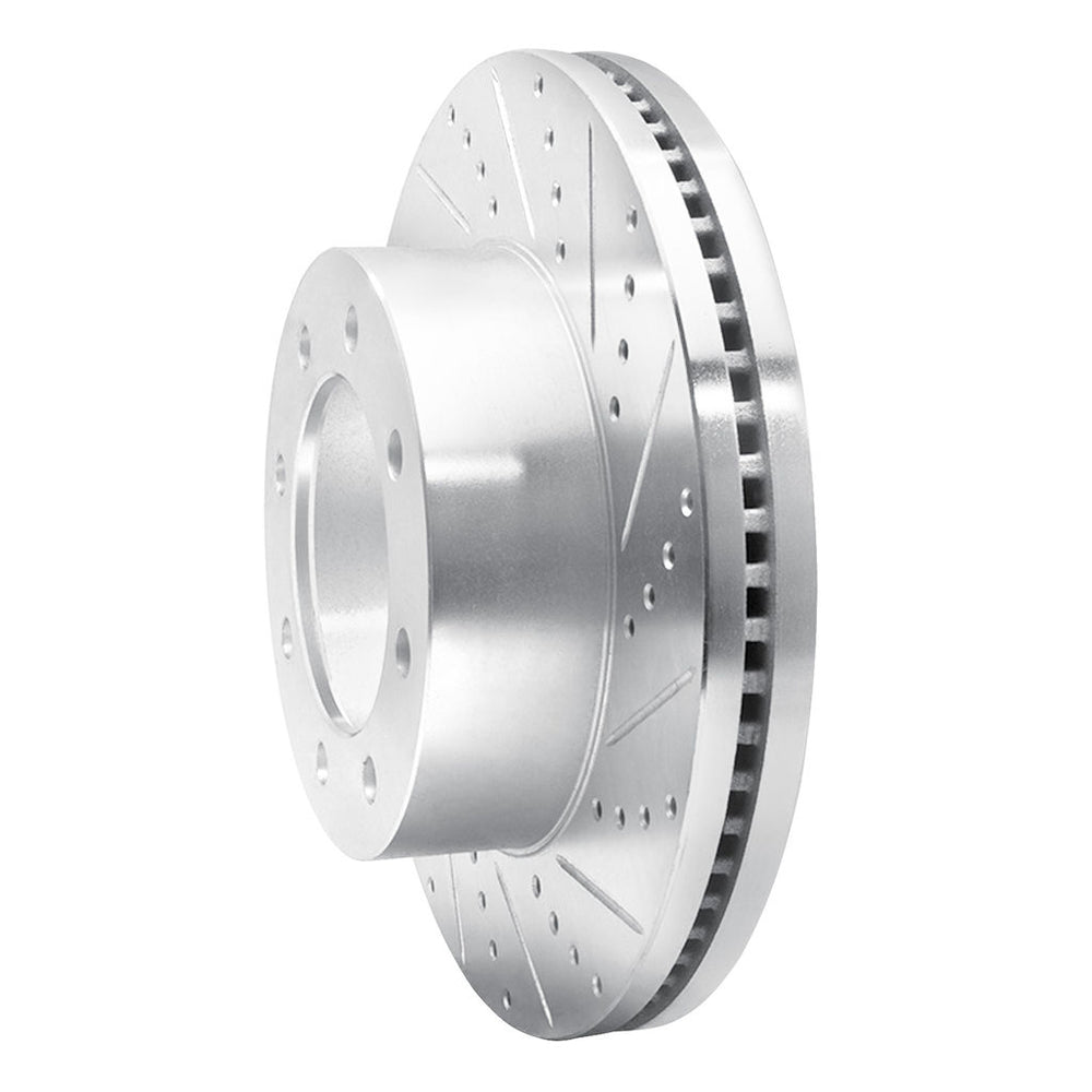 DFC 12-25 Ford F-250 4WD (Super Duty) Front Right Drilled & Slotted Silver Brake Rotor