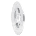 DFC 86-89 Acura INTEGRA Rear Right Drilled & Slotted Silver Brake Rotor