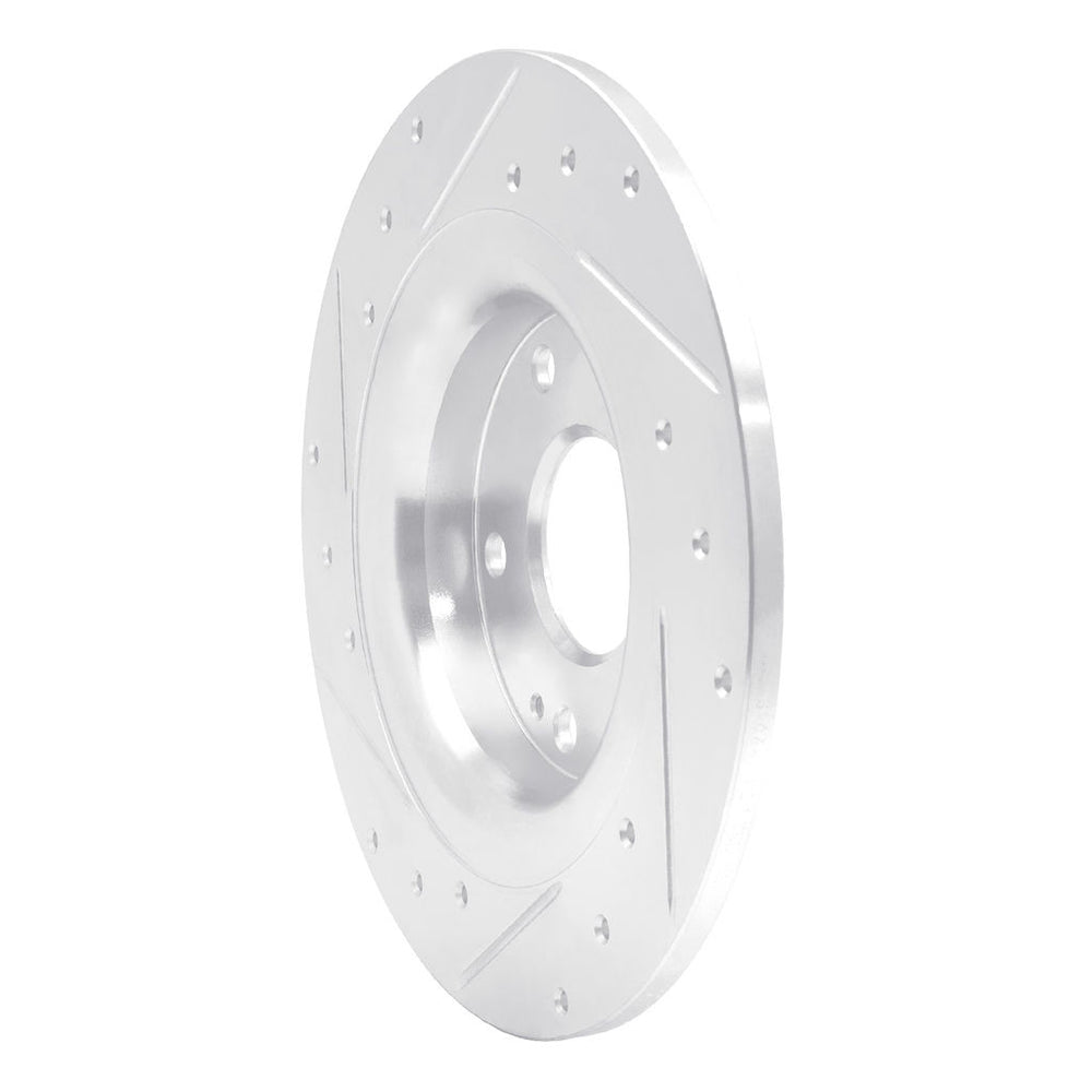DFC 13-25 Acura INTEGRA Front Left Drilled & Slotted Silver Brake Rotor