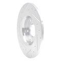 DFC 13-25 Acura INTEGRA Front Left Drilled & Slotted Silver Brake Rotor