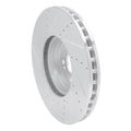 DFC 15-23 Mercedes-Benz E300 Front Right Drilled & Slotted Silver Brake Rotor